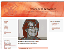 Tablet Screenshot of frauenbundnw.ch